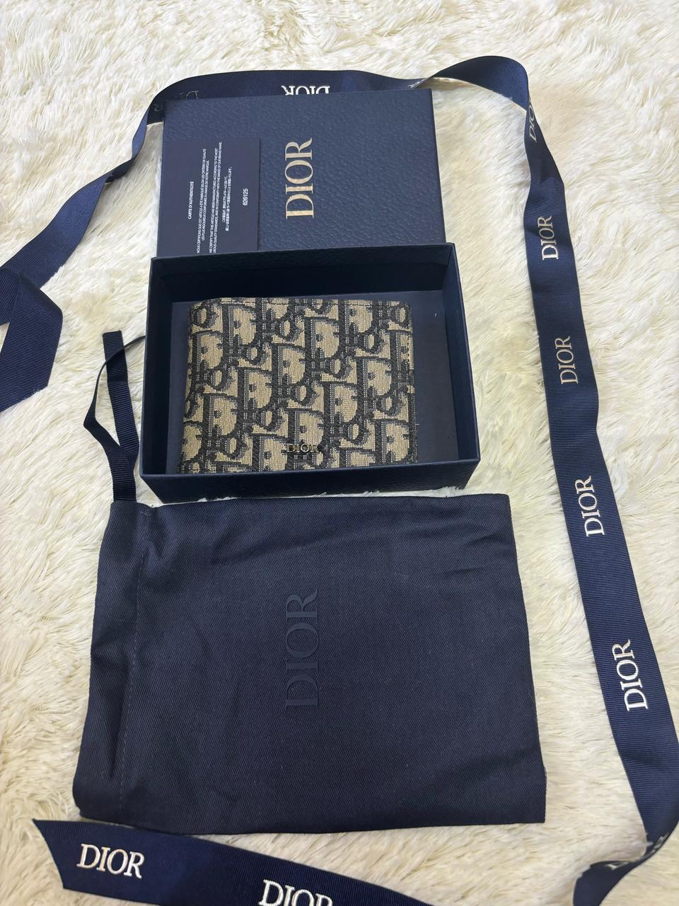 디올 오블리크 반지갑