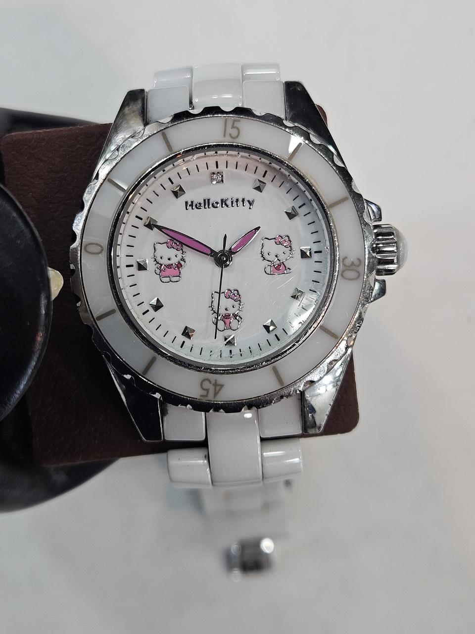 헬로키티 여성용 세라믹 쿼츠 시계