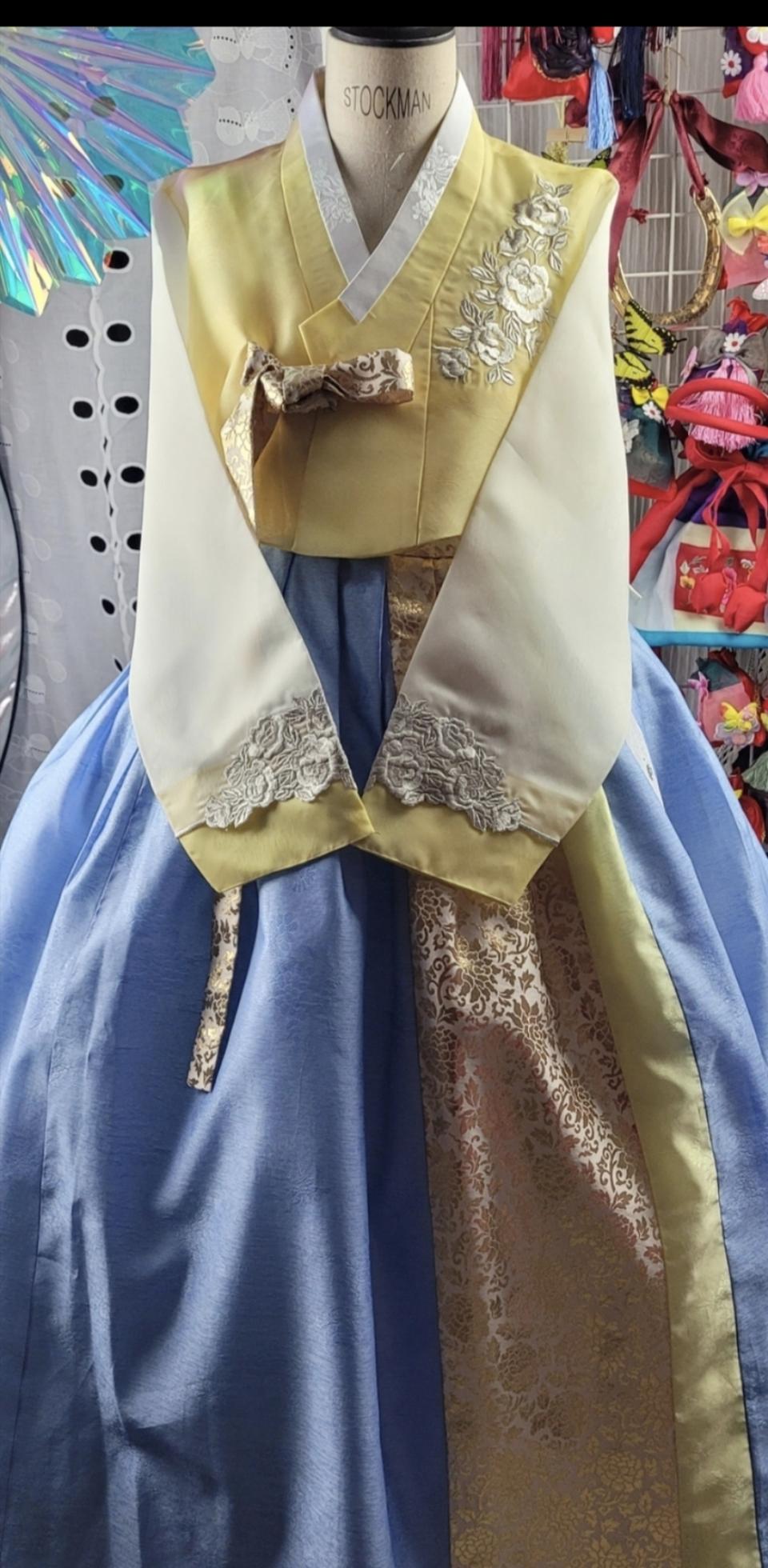 예쁜여성한복,통통77에서88,상태아주좋아요