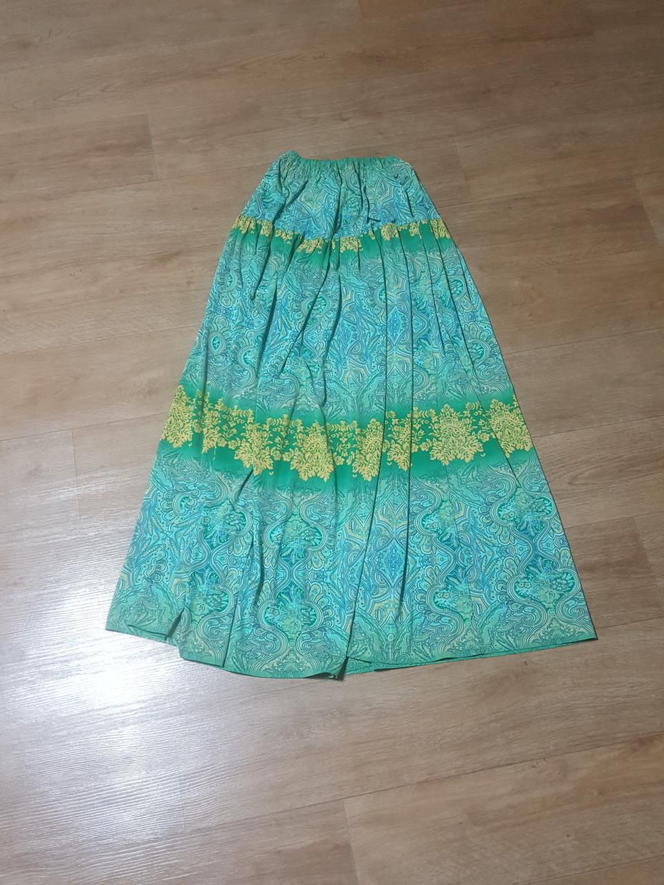 플레어 롱스커트