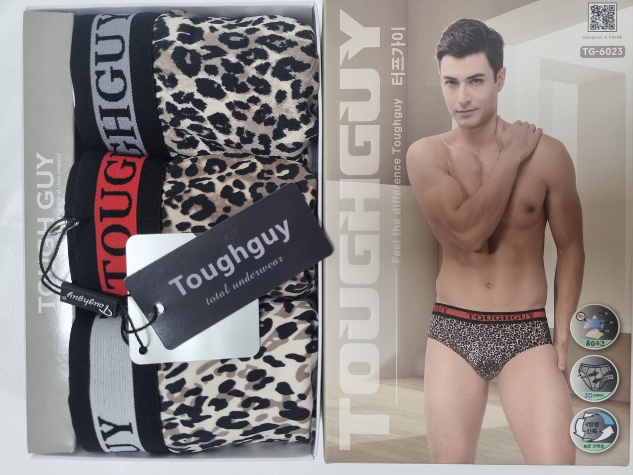 아웃밴딩 남삼각 섹시호피무늬 3매입