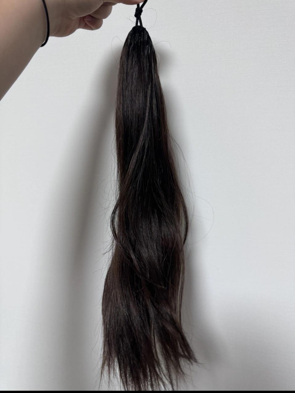 유팁 18인치 붙임머리