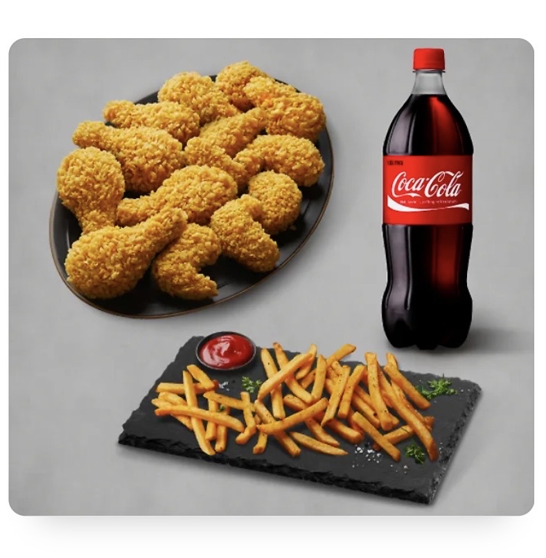 (기프티콘) BBQ 황금올리브치킨+ 감자튀김+콜라