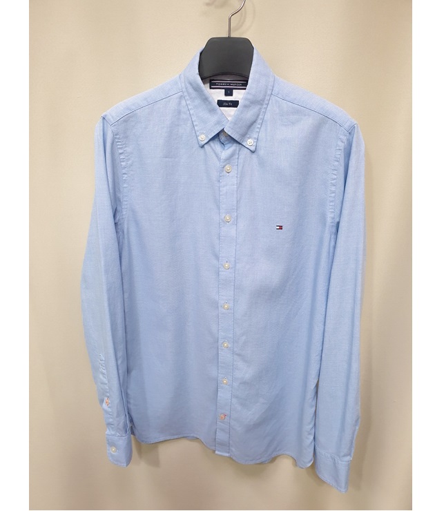 타미힐피거 정품 셔츠 블루 공용 95