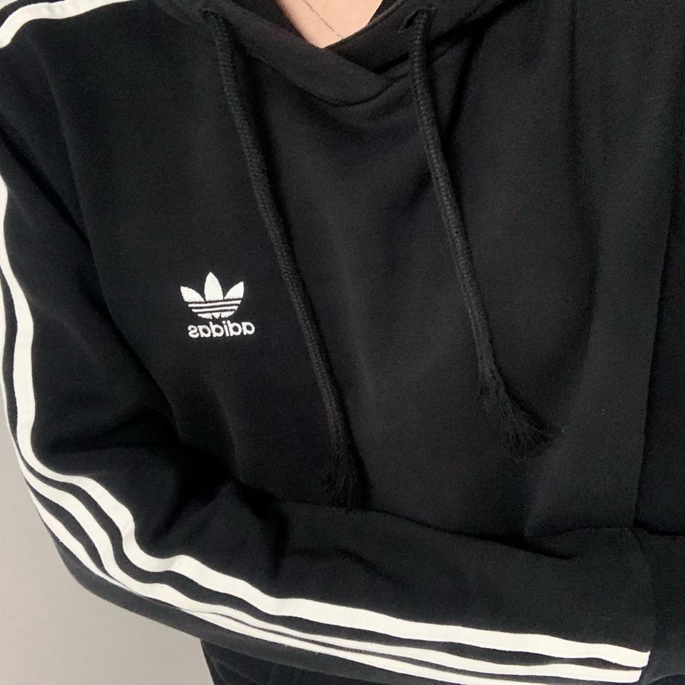 아디다스 3t 후드티/블랙/삼선/브랜드/옷/교복아우터