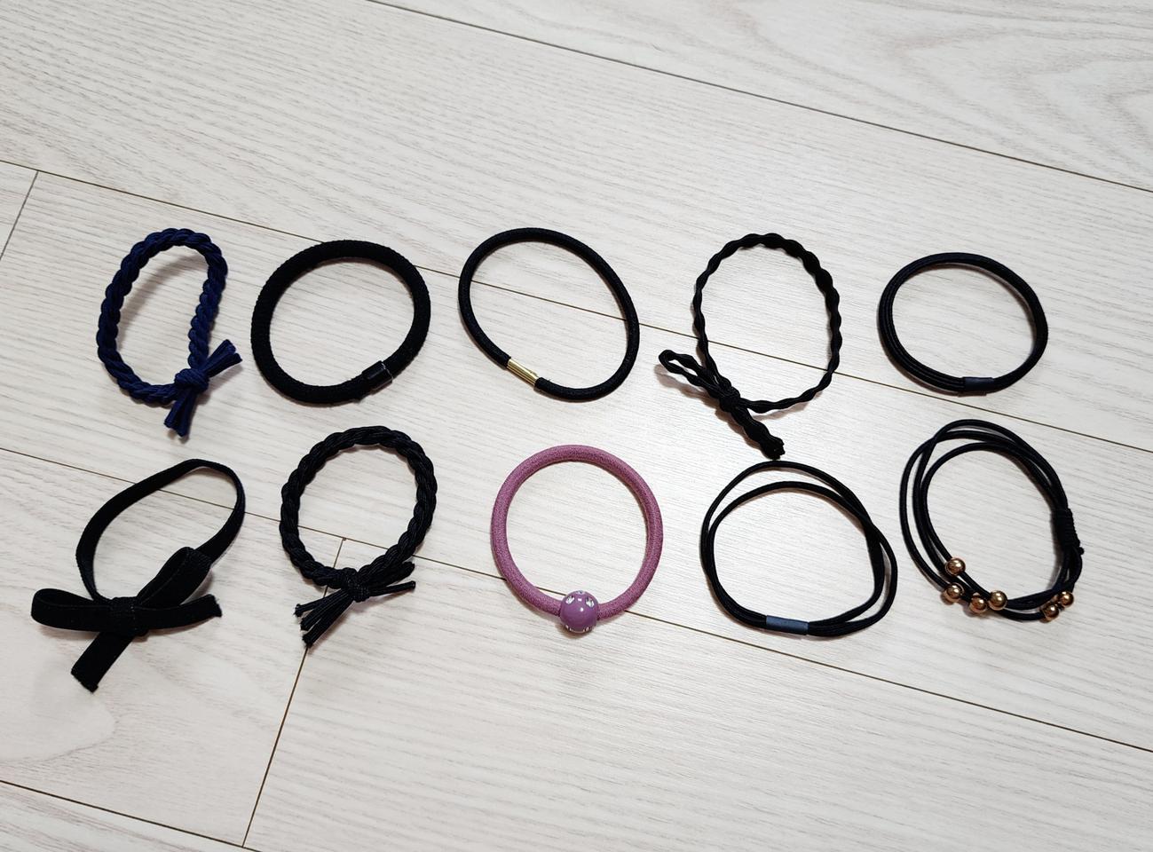 머리끈 10개(새상품.일괄판매)