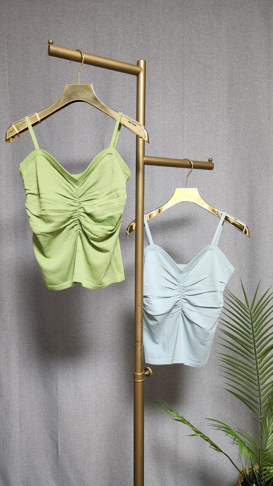 ✅ 곱창 셔링 니트 나시 ✔ 특가 3900