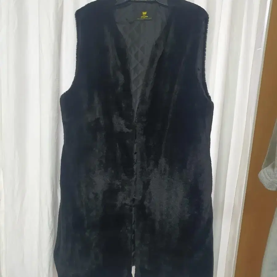 인조 오버레이 조끼 코트 속 또는 위 새거 미착용 택포