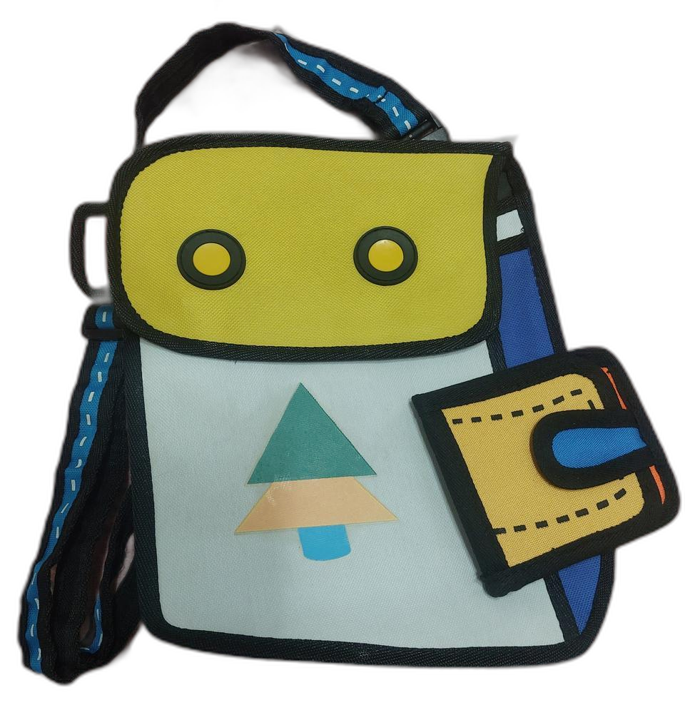 크로스백 반지갑 3d가방 2개세트