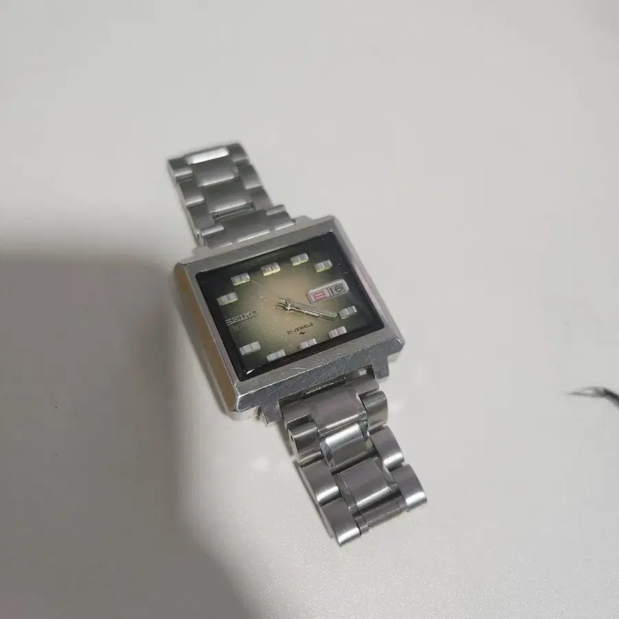 세이코 엑투스 70s 스퀘어 빈티지 시계 오토매틱 테레비