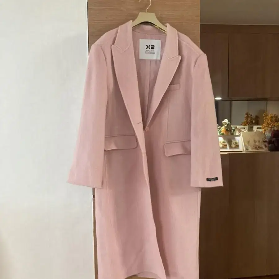 제곱 핸드메이드 코트 롱코트