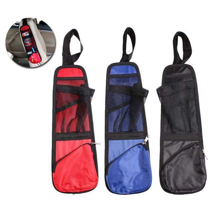 새 랜덤 발송 차량용 조수석 포켓 사이드 수납함 실내 정리 용품 시트  