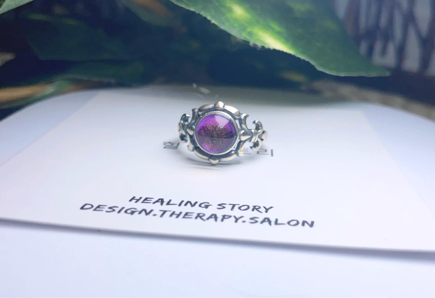 우주의 선물 운석 실버반지 선물 원석 소장품