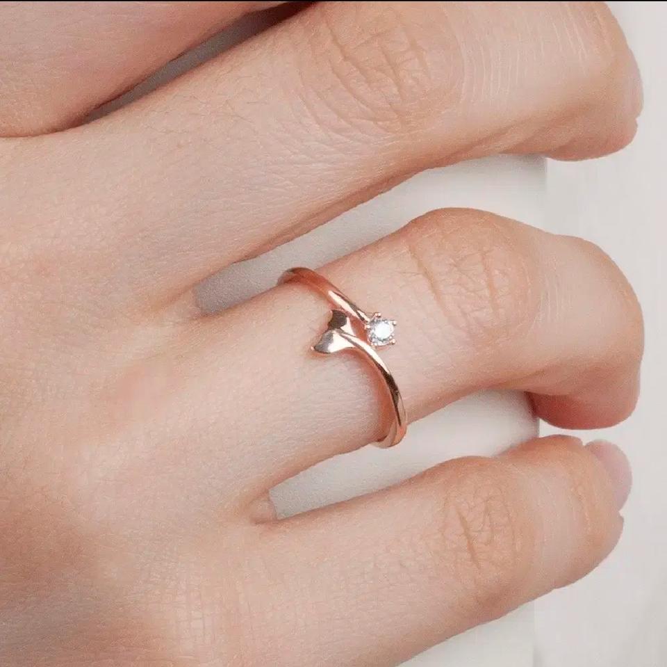 14k 18k 꼬리 금반지