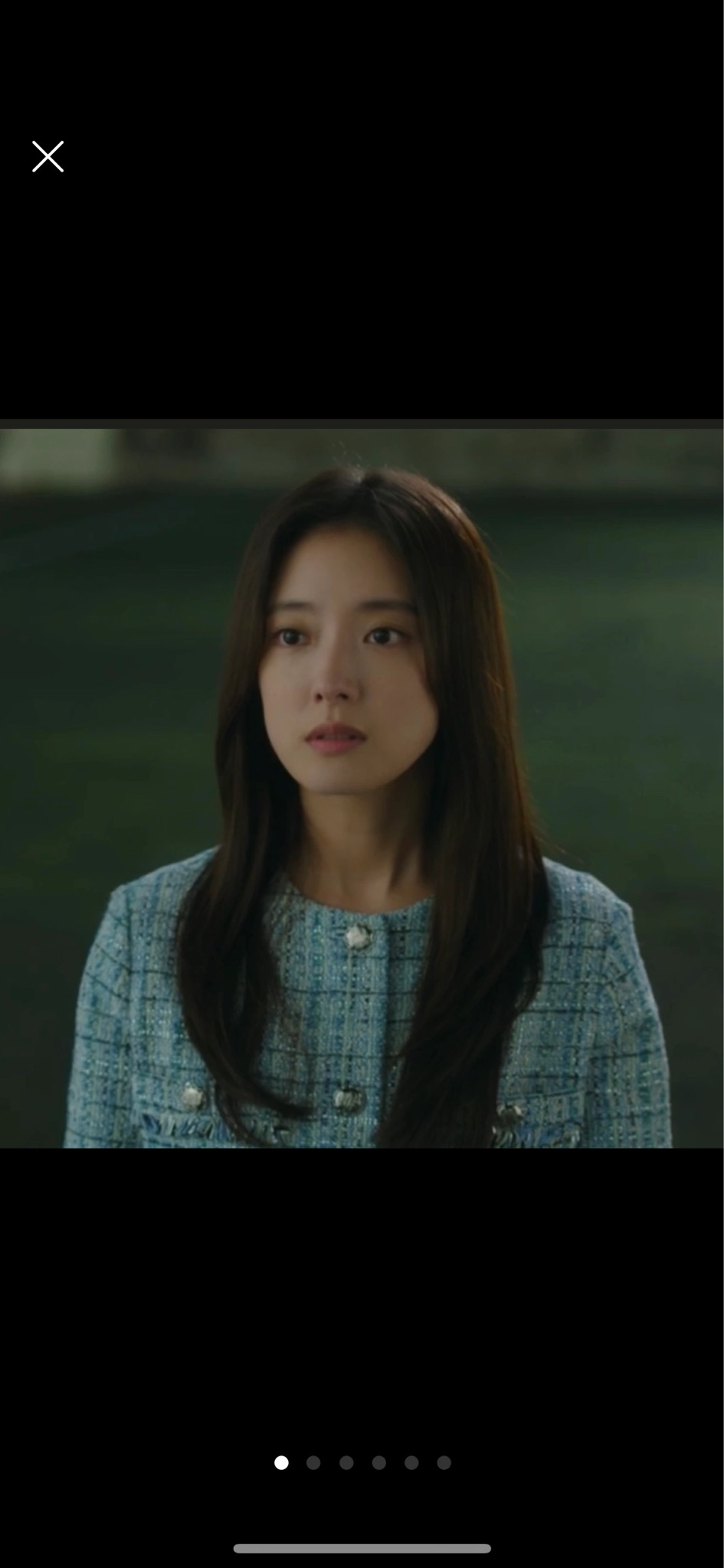 마쥬 이세영 크롭 트위드 자켓 36