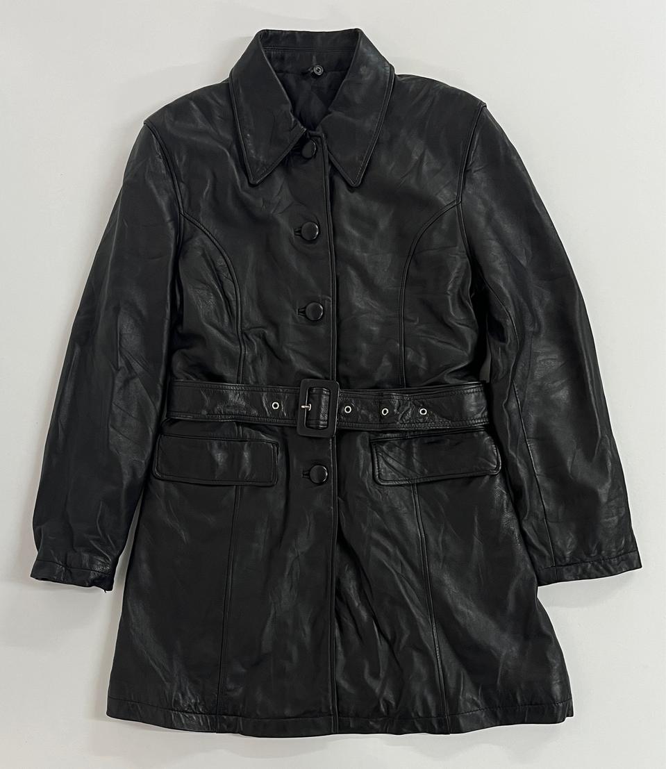 디테쳐블 퍼 램스킨 코트