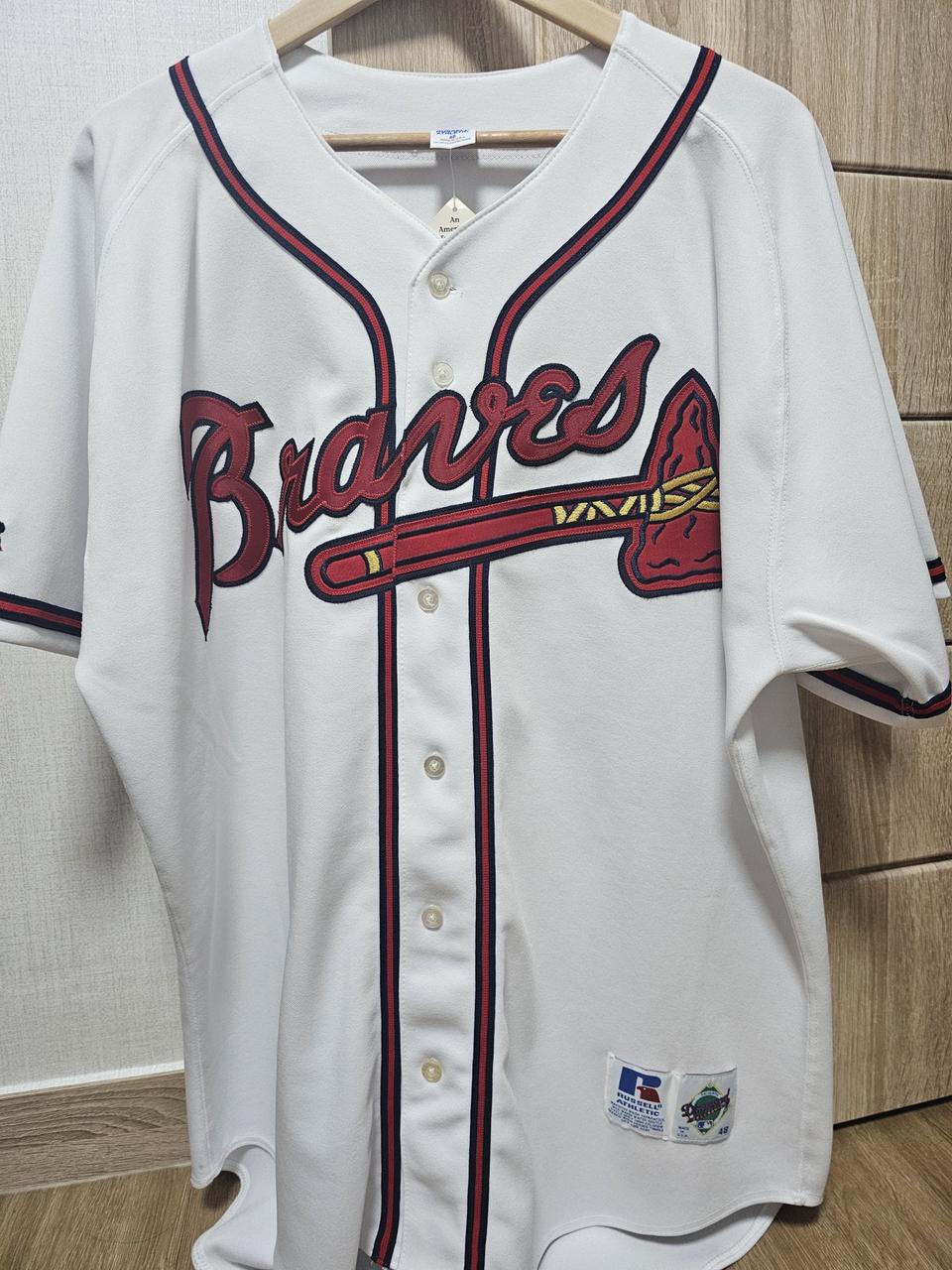 MLB 톰 글래빈 친필 사인 어센틱 저지