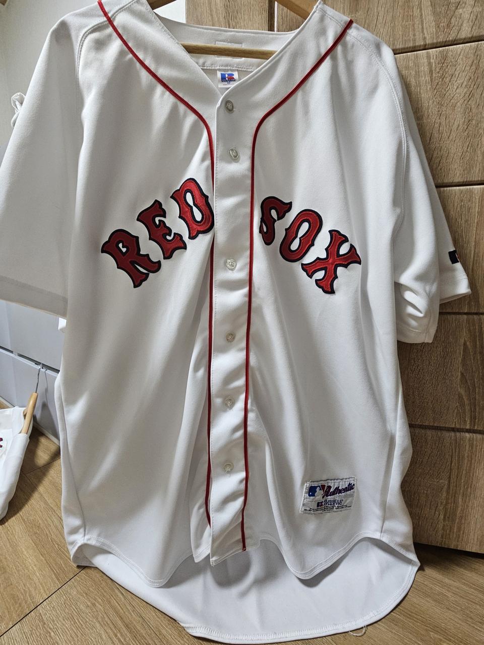 MLB 보스턴 레드삭스 페드로 마르티네스 어센틱 저지