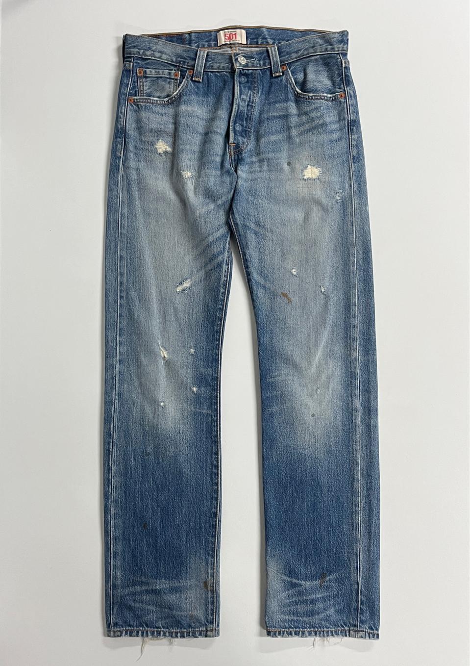 리바이스 501 버튼 플라이