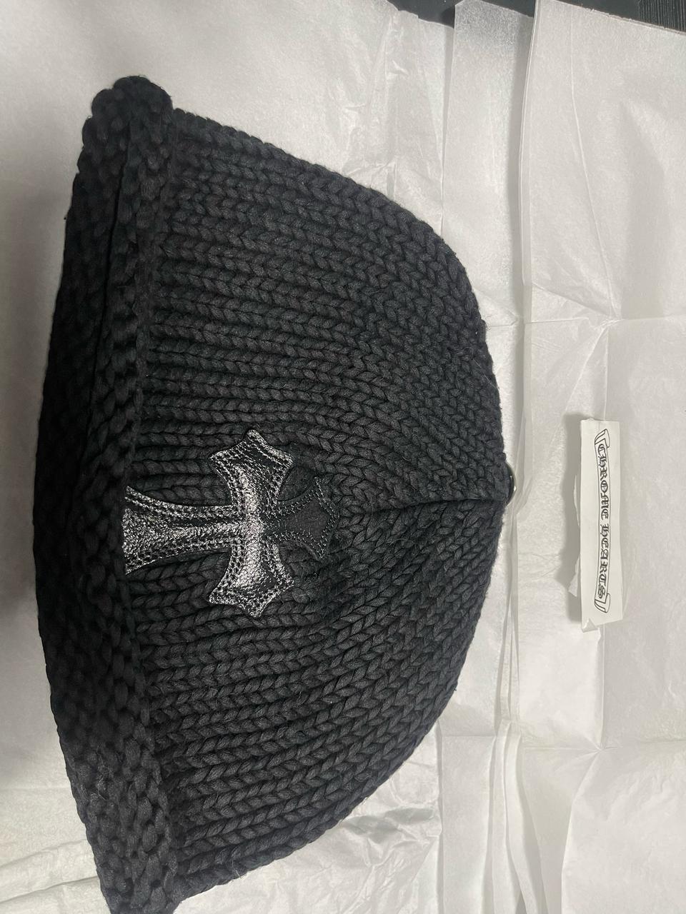 캐시미어 크로스레더 참 비니