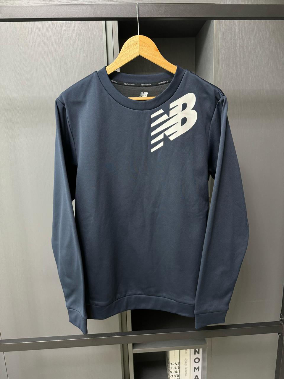 뉴발란스 신형 기능성 맨투맨 L100 네이비
