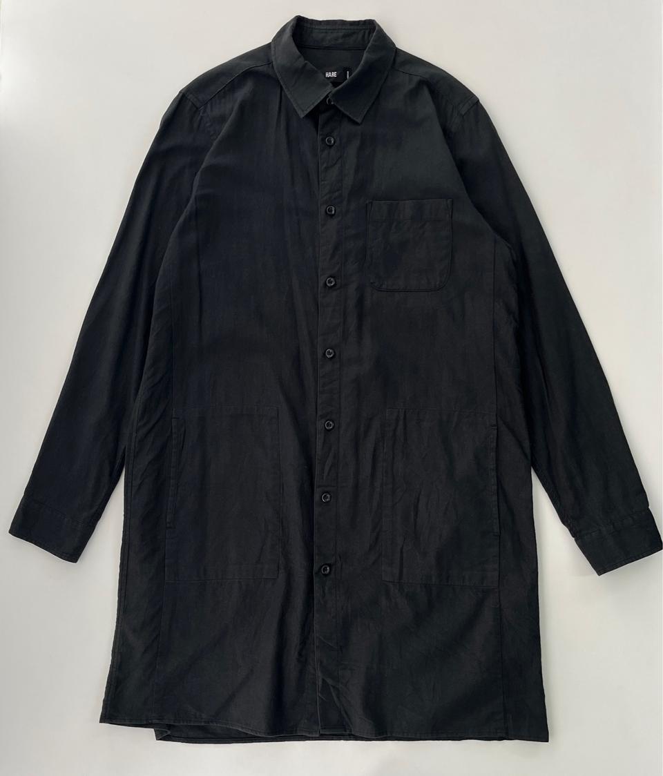 하레 롱 셔츠 원피스