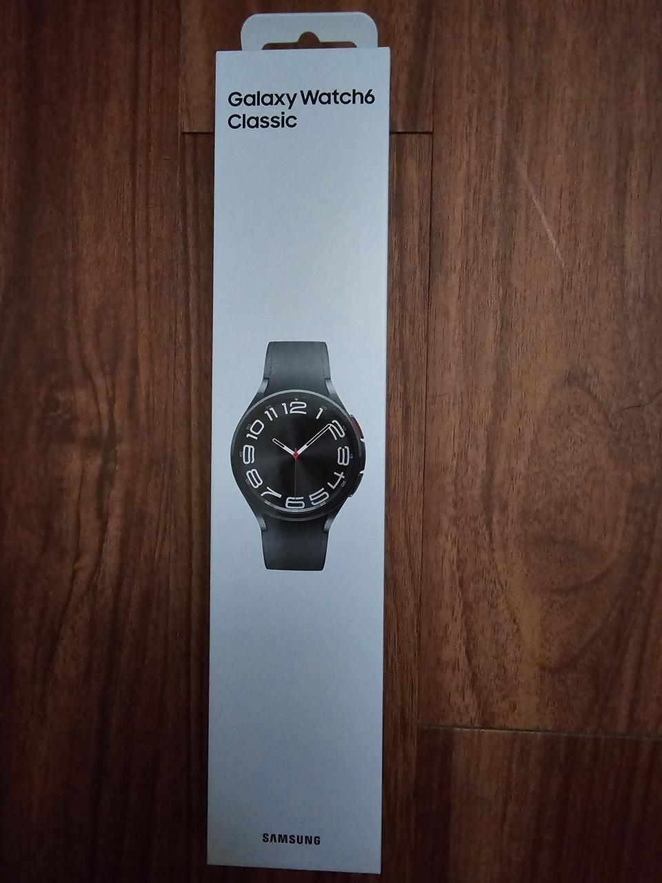 갤럭시워치6 클래식 43 블랙 블루투스  미개봉
