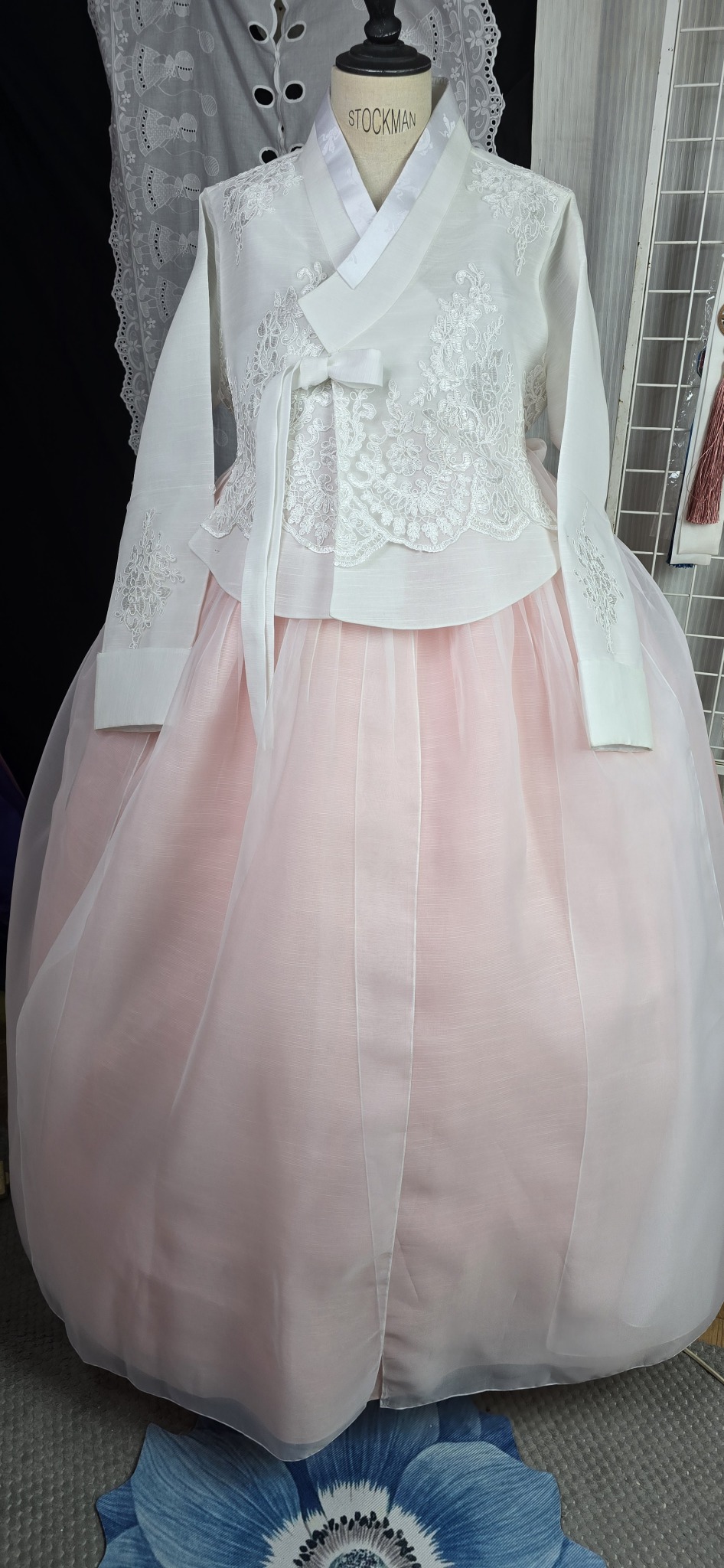 레이스당의저고리,갈래치마,통통77에서88,새상품