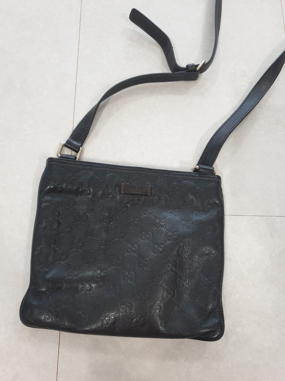 구찌 가죽 미니 크로스백(남여공용)