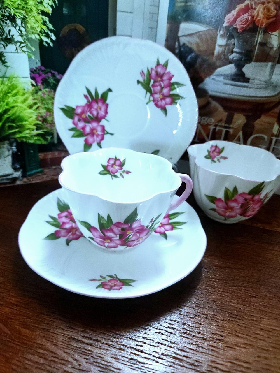 영국쉘리 데인티 커피잔