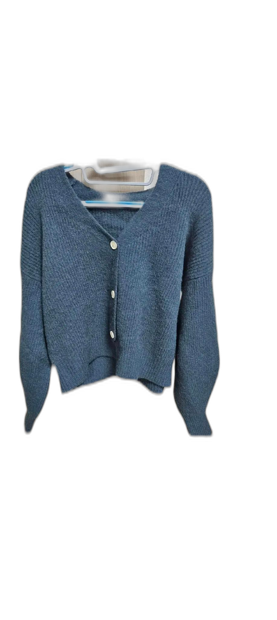 새상품)청록색 니트 가디건 판매