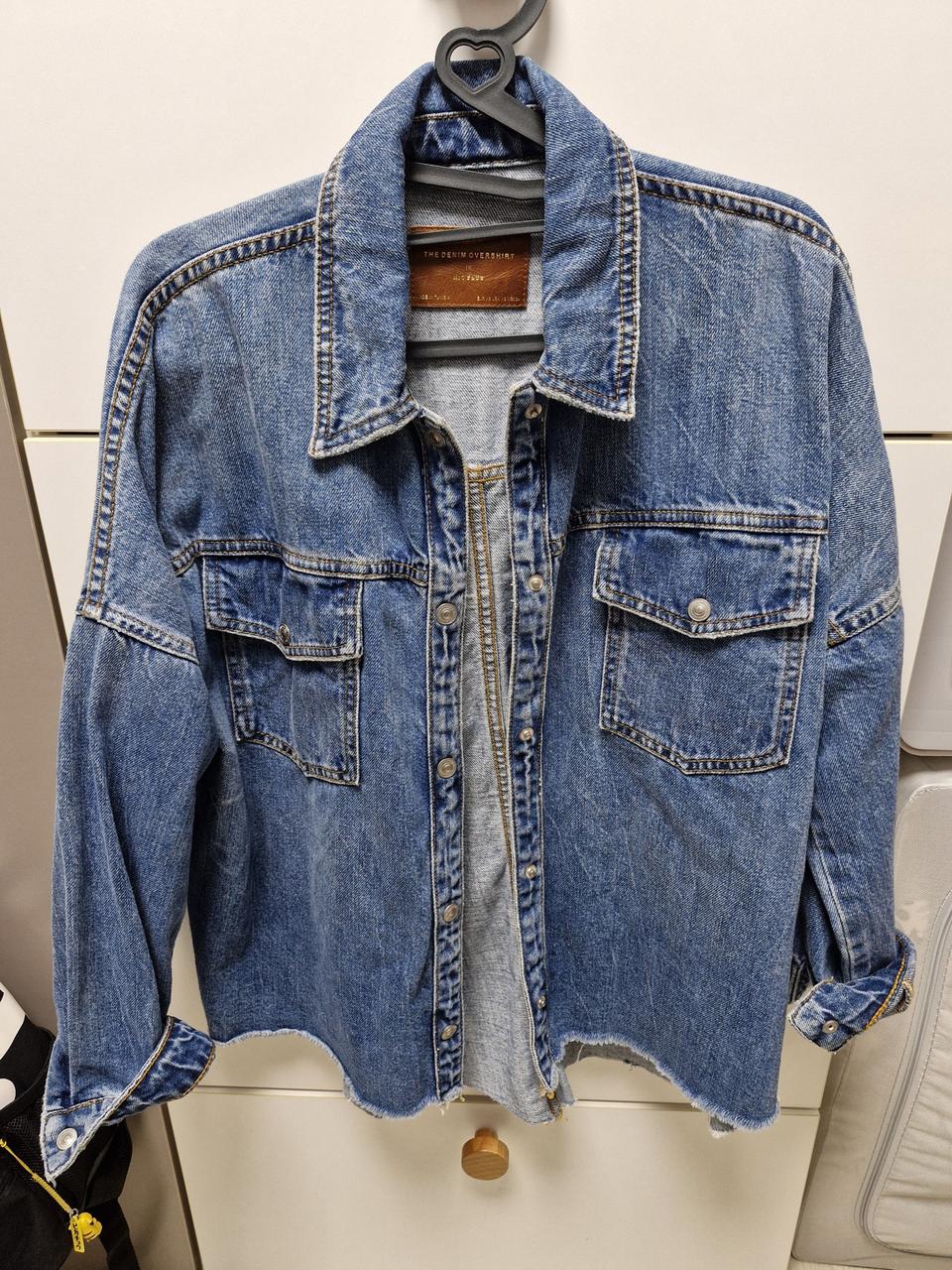 자라 셔츠형 청쟈켓