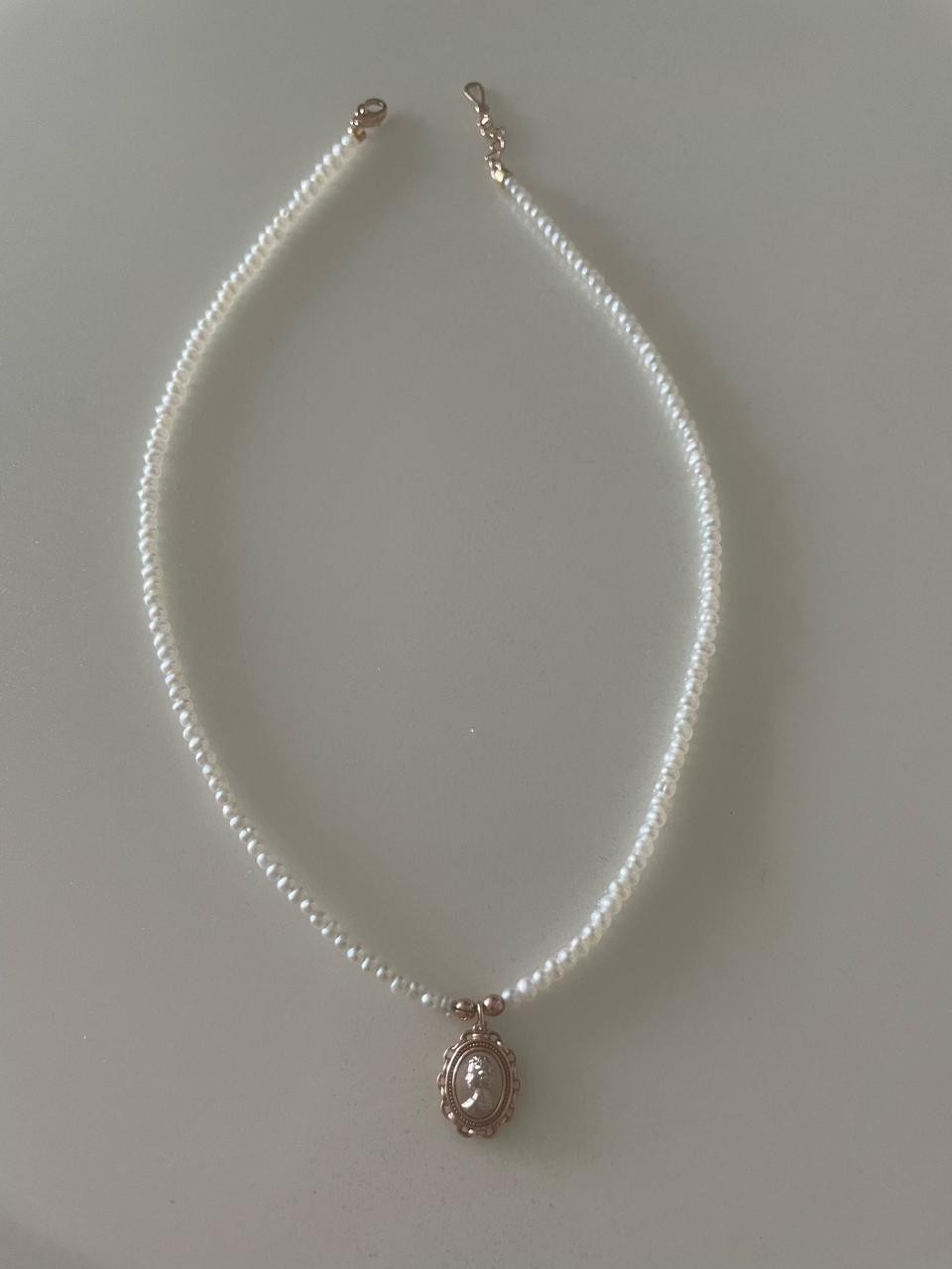 14k 팬던트 진주목걸이