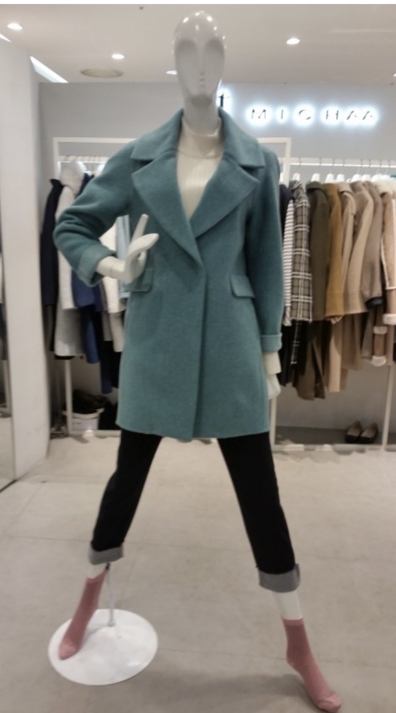 이쁜 민트색 코트 잇미샤! 사이즈 프리