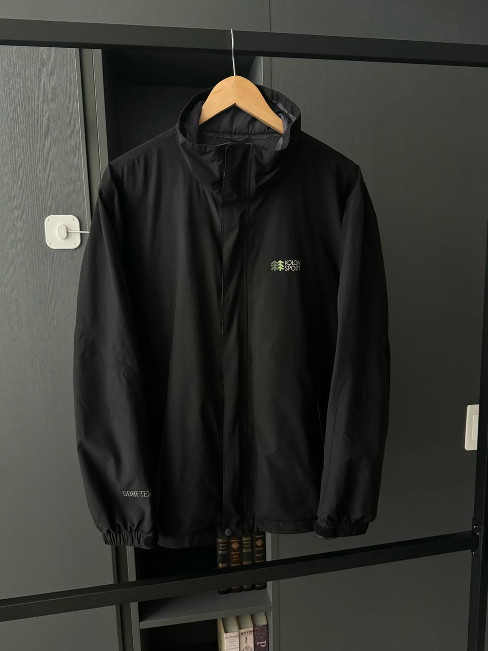코오롱 고어텍스 바람막이 자켓 100 블랙