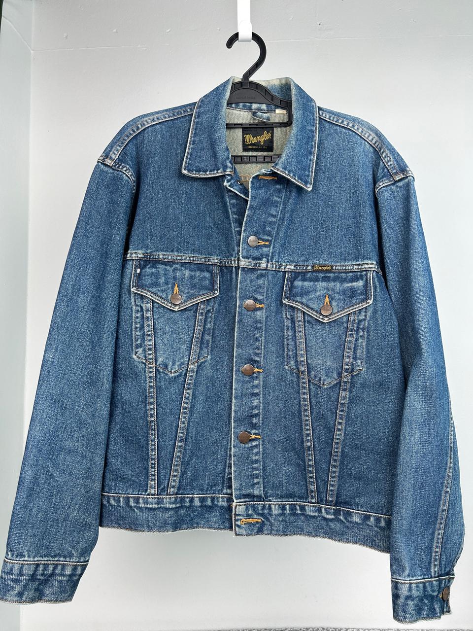랭글러 오버핏 데님자켓 청자켓