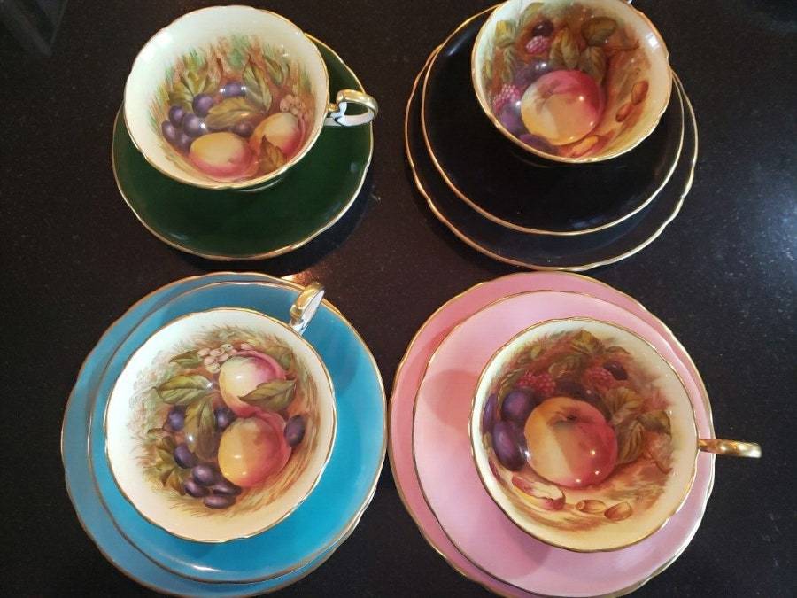 ANSLEY TEA SET  피치 그레이프