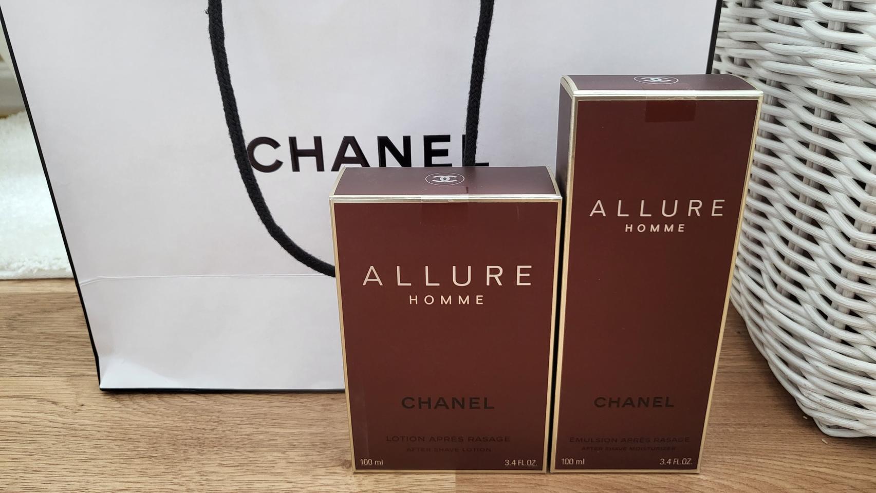 새상품)샤넬알뤼르 옴므로숑아프레라자쥬100mlset