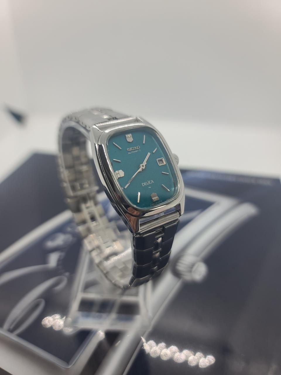 빈티지 세이코 여성용 자동메탈 시계/정품