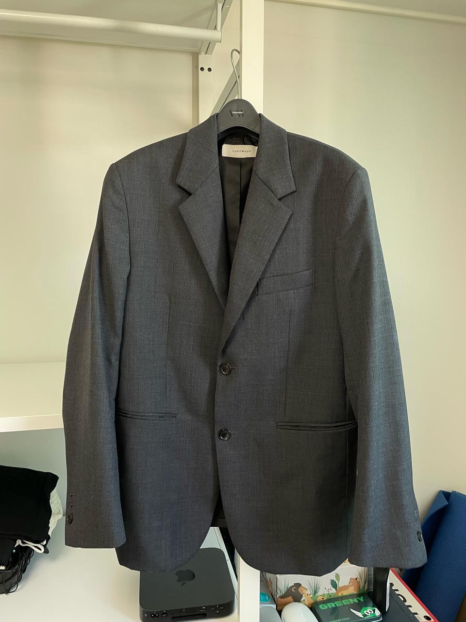 [M 100] 토니웩 블레이저 그레이 색상