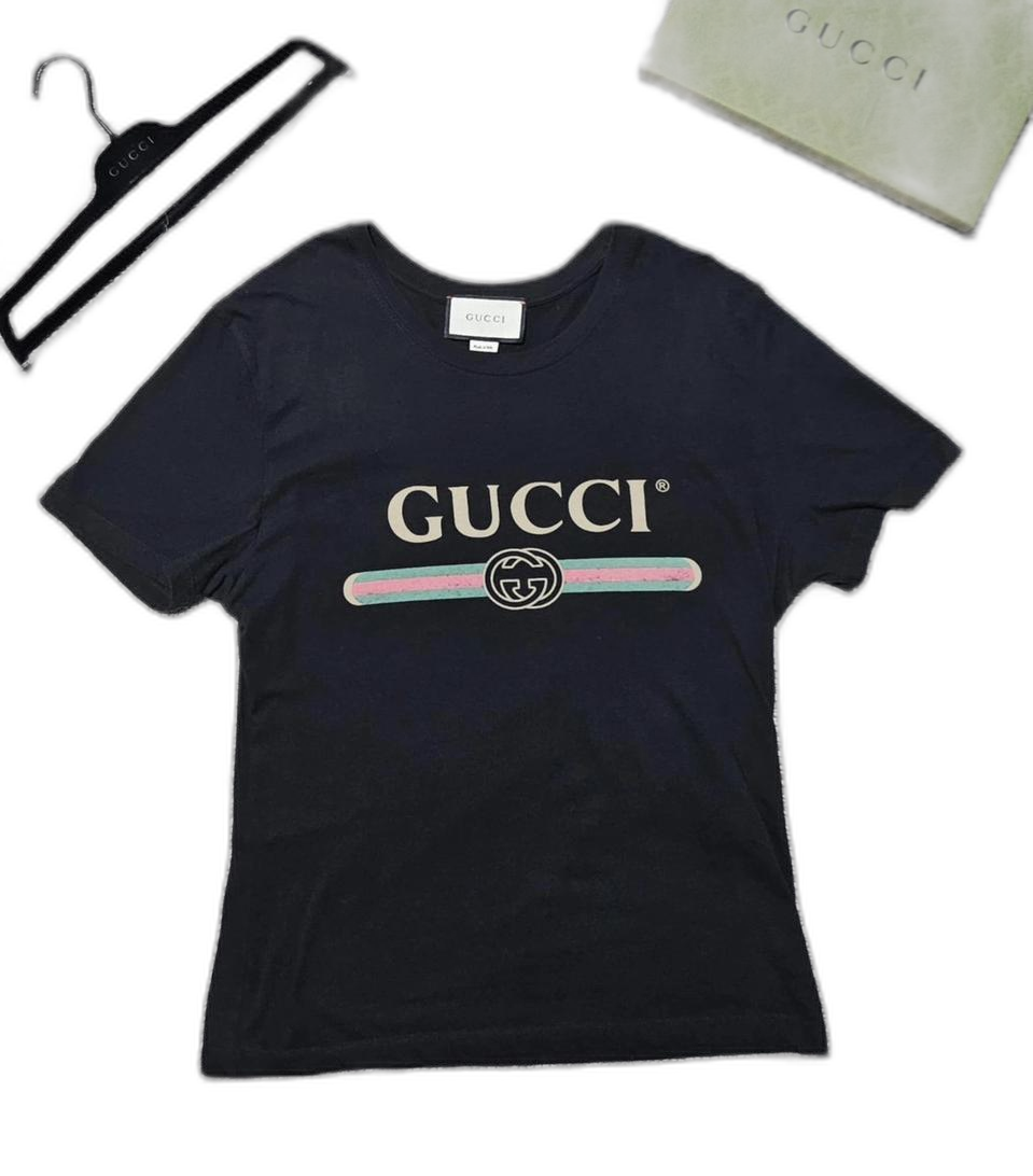 구찌 띠로고 반팔티