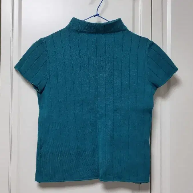 크롭 니트 반팔티