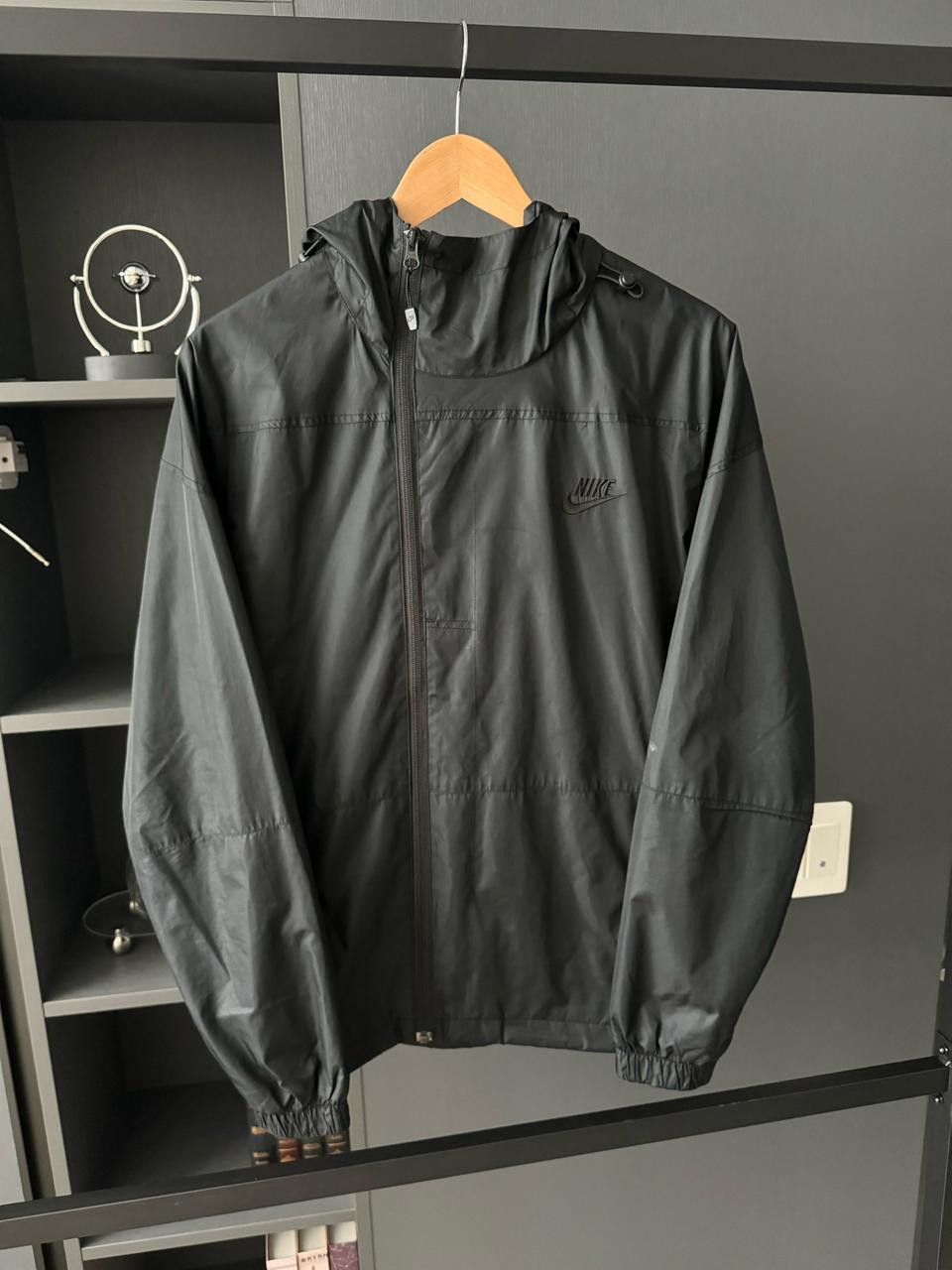나이키 후드바람막이 자켓 L100 블랙