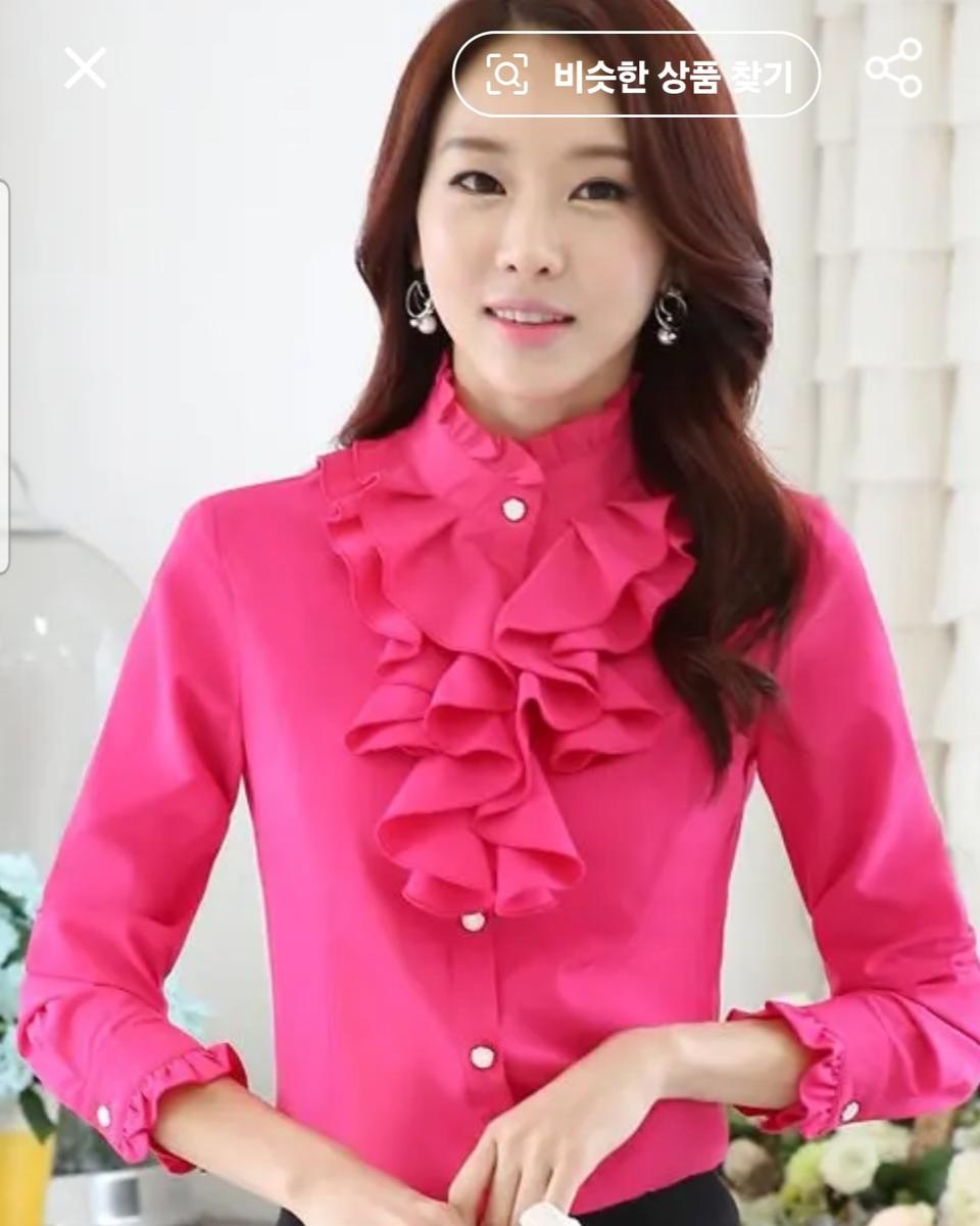 레이스 블라우스새상품