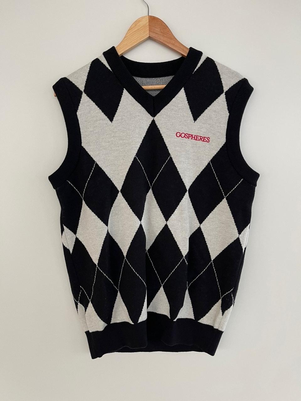 고스피어 골프웨어 니트 조끼