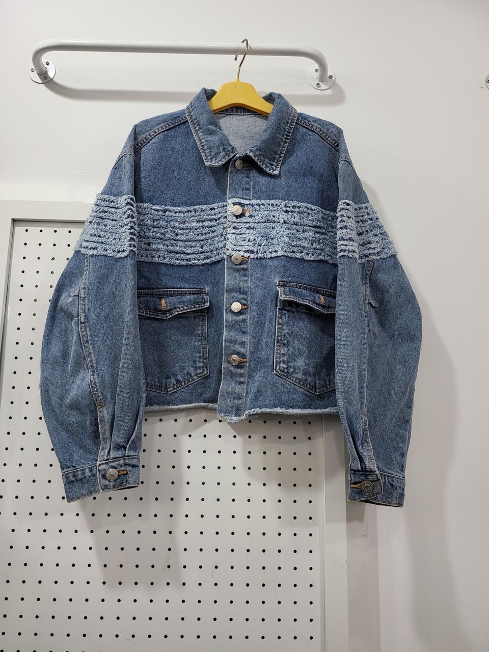 지컷 여성 청자켓