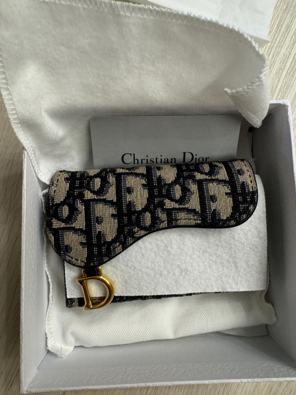 (새상품급) 디올 새들 카드지갑