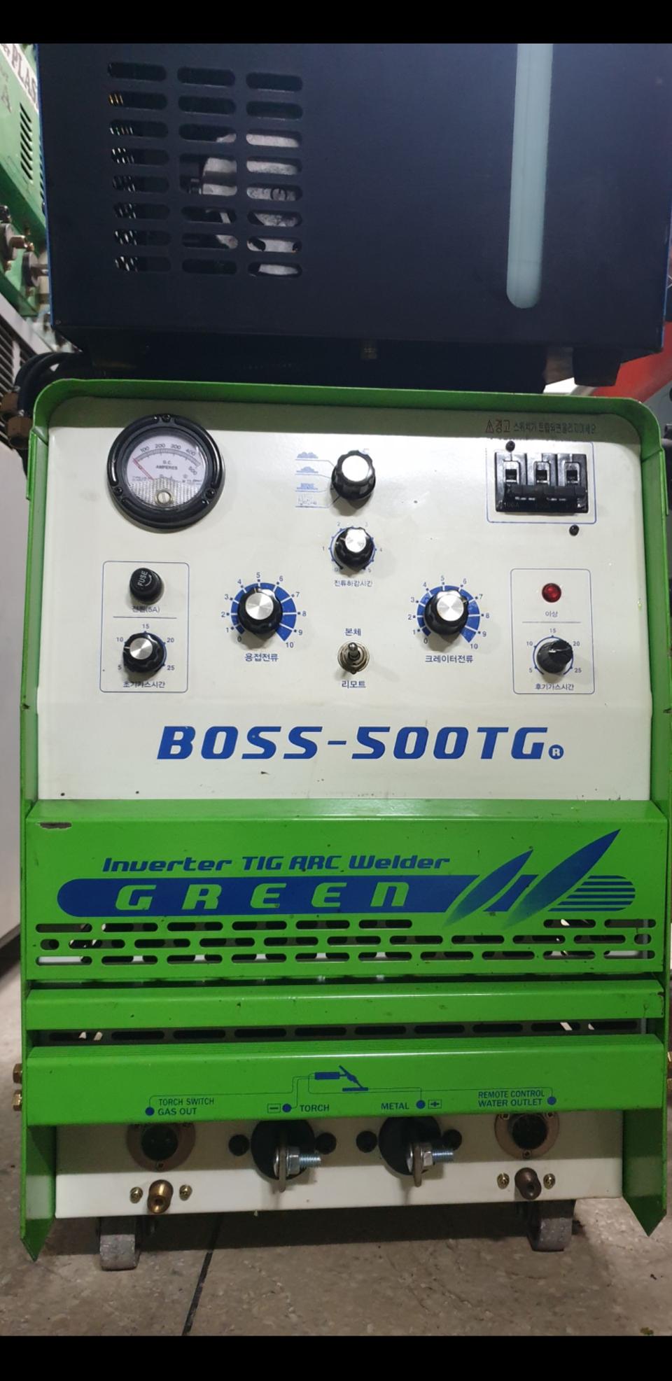 보스 그린 알곤용접기 500A 90만원
