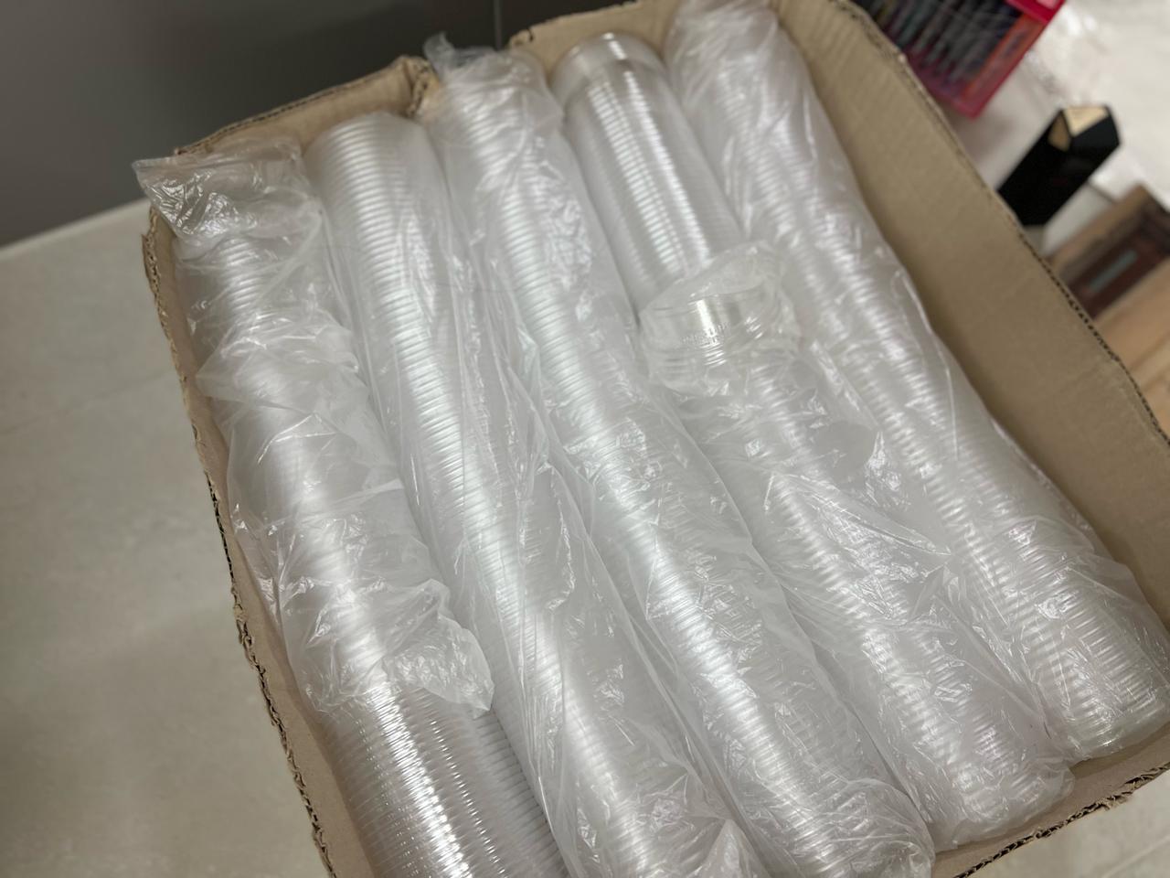 카페 컵뚜껑 냉 온 아이스 핫 투명 13온스