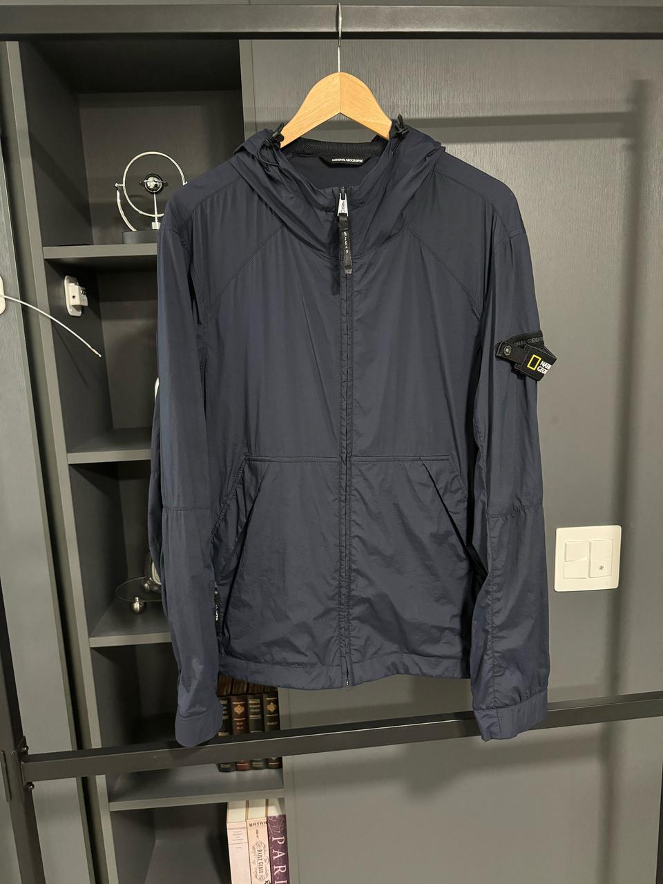내셔널지오그래픽 캐주얼 바람막이 후드 100